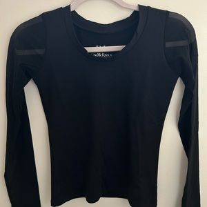 Lisa McKinnon Dance/Figure Skating Mesh Long Sleeve Top